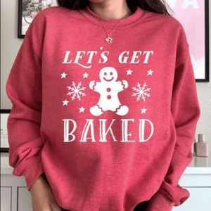 Let’s Get Baked Holiday Sweater Crewneck